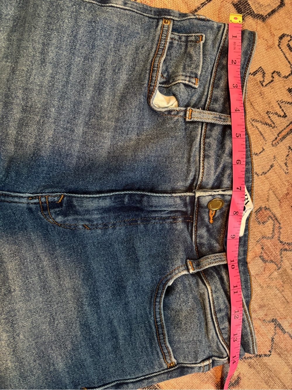 Zara Mid Blue Wide-Leg Jeans - Picture 4 of 5